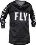 Fly Racing Longsleeve MX-Jersey F-16 Schwarz/Braun/Grau/Gelb