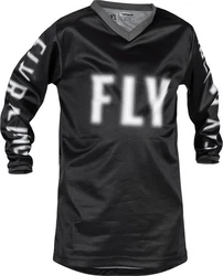Fly Racing Longsleeve MX-Jersey F-16 Schwarz/Braun/Grau/Gelb