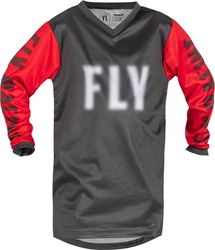 Fly Racing Longsleeve MX-Jersey F-16 Rot/Orange/Gelb/Braun