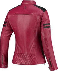 Rusty Stitches Motorradjacke Joyce V2 Rosa/Rot/Dunkelrot