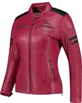 Rusty Stitches Motorradjacke Joyce V2 Rosa/Rot/Dunkelrot