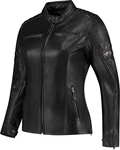 Rusty Stitches Motorradjacke Joyce V2 Schwarz/Grün/Rosa/Grau/Dunkelgrau