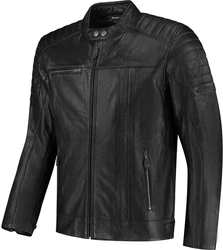 Rusty Stitches Motorradjacke Cooper Schwarz/Braun