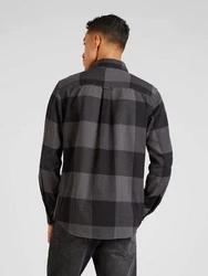 Jack & Jones Karohemd JJEDARREN Overshirt LS Schwarz/Grau