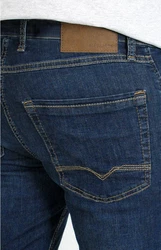 MAC 5-Pocket-Jeans Arne Pipe Sommer-Denim Blau/Dunkelblau