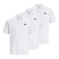Jack & Jones Poloshirt RISE INFINITY POLO MULTIPACK Weiß