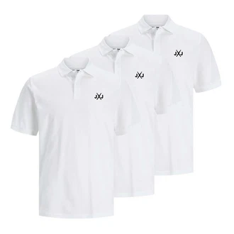 Jack & Jones Poloshirt RISE INFINITY POLO MULTIPACK Weiß Jack & Jones Poloshirt RISE INFINITY POLO MULTIPACK Weiß