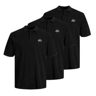 Jack & Jones Poloshirt RISE INFINITY POLO MULTIPACK Unifarben Jack & Jones Poloshirt RISE INFINITY POLO MULTIPACK Unifarben