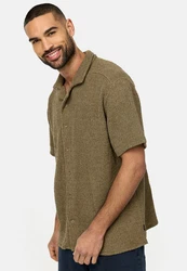 Indicode Langarmhemd INRaney Khaki/Braun/Dunkelgrün/Beige
