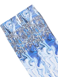 CARLO COLUCCI Socken Derdouri Hellblau/Gelb/Blau