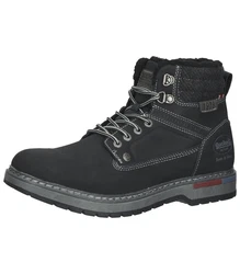 Dockers by Gerli Herren Schnürboots Schwarz/Dunkelgrau/Grau