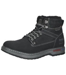 Stiefelette Lederimitat Schnrstiefelette