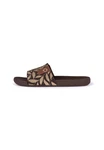 Cartago DAKAR SLIDE AD Pantolette Creme/Braun/Dunkelbraun/Beige
