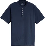 Levi's T-Shirt SS 4 BUTTON HENLEY Dunkelblau/Blau