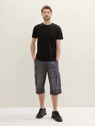 TOM TAILOR Relax-fit Jeans Morris Overknee Shorts Dunkelgrau/Khaki/Grau/Schwarz/Dunkelblau