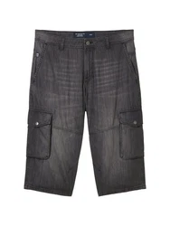 TOM TAILOR Relax-fit Jeans Morris Overknee Shorts Dunkelgrau/Khaki/Grau/Schwarz/Dunkelblau