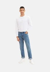 TOM TAILOR 5-Pocket Jeans Jeans Marvin Five-Pocket Style Regular Blau/Hellblau