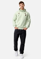 Indicode Hoodie Meza Hellgrün/Grün/Khaki