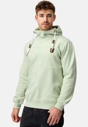 Indicode Hoodie Meza Hellgrün/Grün/Khaki