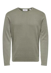 ONLY & SONS Strickpullover Garson 12 Wash Crew Knit graumeliert