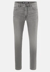 MAC 5-Pocket-Jeans Arne Pipe Sommer-Denim Hellgrau/Grau