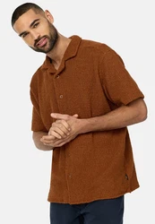 Indicode Langarmhemd INRaney Braun/Orange/Rot/Beige