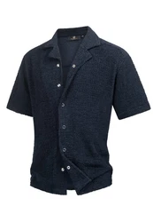 Indicode Langarmhemd INRaney Dunkelblau/Blau/Hellblau/Grau