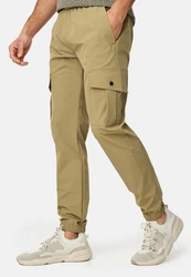 Indicode Cargohose INLandie Khaki/Dunkelgrün/Beige