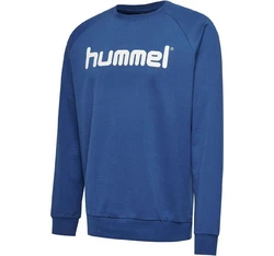 hummel Sweatshirt Logoprint Sport Sweatshirt Pullover mit Raglanärmel (7250) Blau (7250)