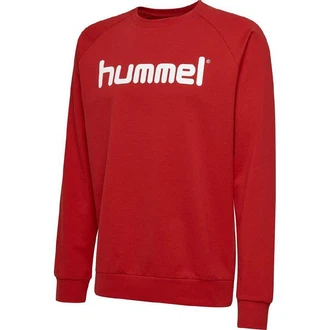 hummel Sweatshirt Logoprint Sport Sweatshirt Pullover mit Raglanärmel (7250) Rot/Braun/Orange