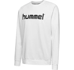 hummel Sweatshirt Logoprint Sport Sweatshirt Pullover mit Raglanärmel (7250) Grau/Weiß/Dunkelgrau/Beige
