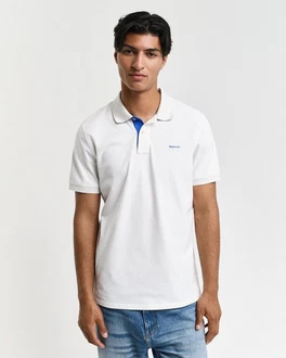 Gant Poloshirt REGULAR CONTRAST PIQUE RUGGER