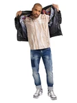 CARLO COLUCCI Lederjacke Desiato Braun/Hellblau/Schwarz/Beige/Grau