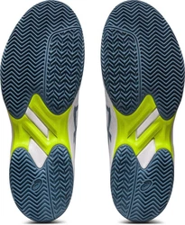 Asics GEL-GAME 9 CLAY/OC Hallenschuh weiß/stahlblau