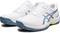 Asics GEL-GAME 9 CLAY/OC Hallenschuh weiß/stahlblau