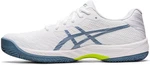 Asics GEL-GAME 9 CLAY/OC Hallenschuh weiß/stahlblau