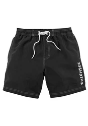 Chiemsee Badeshorts sportliche Bade-Shorts Schwarz/Lila/Grün/Dunkelgrau