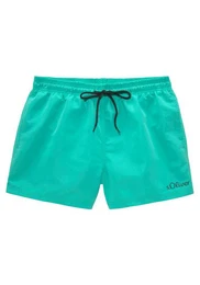 Badeshorts mit komplementrem Farbdesign