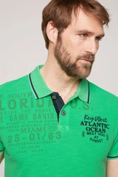 CAMP DAVID Poloshirt Neonfarben/Grün