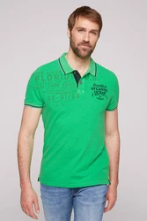 CAMP DAVID Poloshirt Neonfarben/Grün