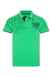 CAMP DAVID Poloshirt Neonfarben/Grün