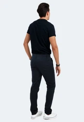 Indicode Stoffhose Inboris Dunkelblau/Hellblau/Schwarz