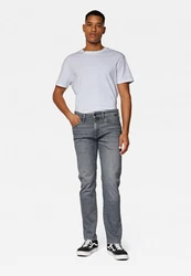 Mavi Straight-Jeans MARCUS Grau/Hellgrau