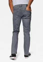 Mavi Straight-Jeans MARCUS Grau/Hellgrau