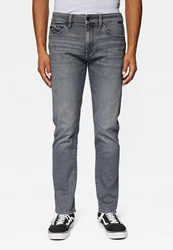 Mavi Straight-Jeans MARCUS Grau/Hellgrau