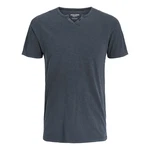 Jack & Jones T-Shirt Splitneck Tee navy