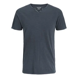 Jack & Jones T-Shirt Splitneck Tee navy