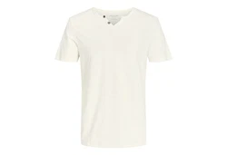 Jack & Jones T-Shirt Splitneck Tee Khaki/Weiß/Creme/Beige