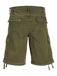 Jack & Jones Shorts JPSTCOLE JJTUCKER CARGO SHORT SN Dunkelgrün/Khaki/Grün