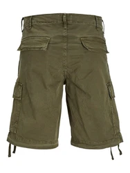 Jack & Jones Shorts JPSTCOLE JJTUCKER CARGO SHORT SN Dunkelgrün/Khaki/Grün